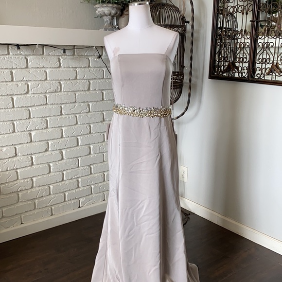 COLORS STRAPLESS WEDDING FORMAL PROM GOWN DRESS 1541 12 NEW BRIDESMAID - Picture 5 of 13